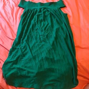 off the shoulder dress